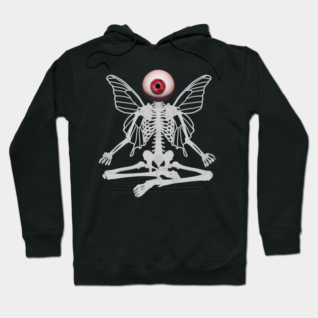 One Eye Skeleton Fairy Hoodie by Manzo Carey